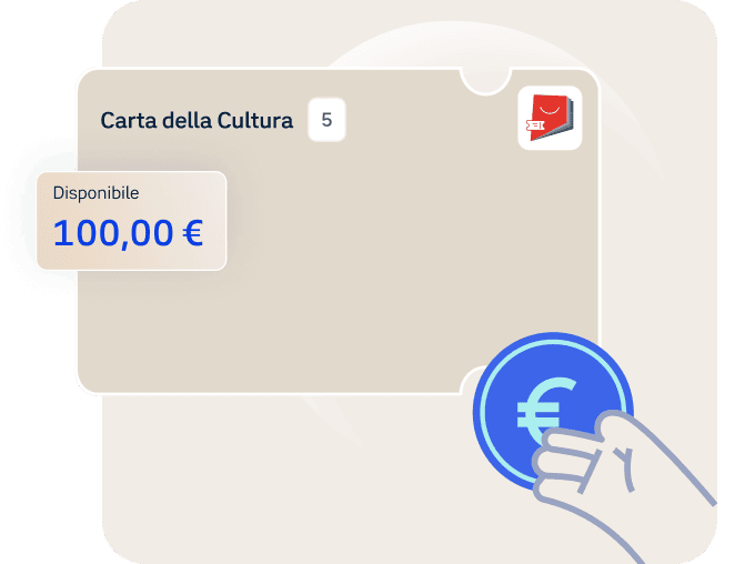 La Carta della Cultura, 100€ bonus