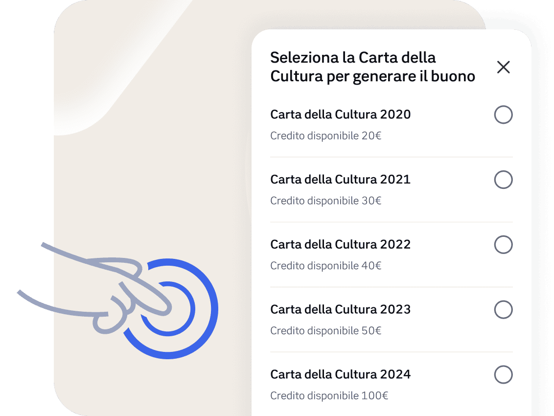 Modalità di attivazione di Carta della Cultura