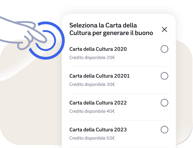 Modalità di attivazione di Carta della Cultura