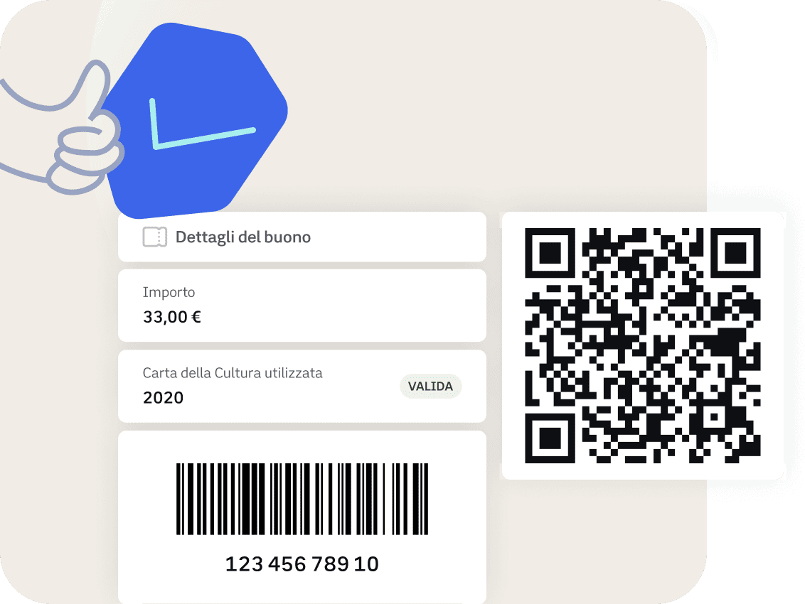 Codice QR per utilizzare il buono