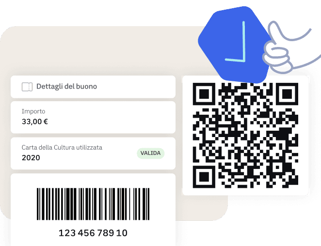 Codice QR per utilizzare il buono